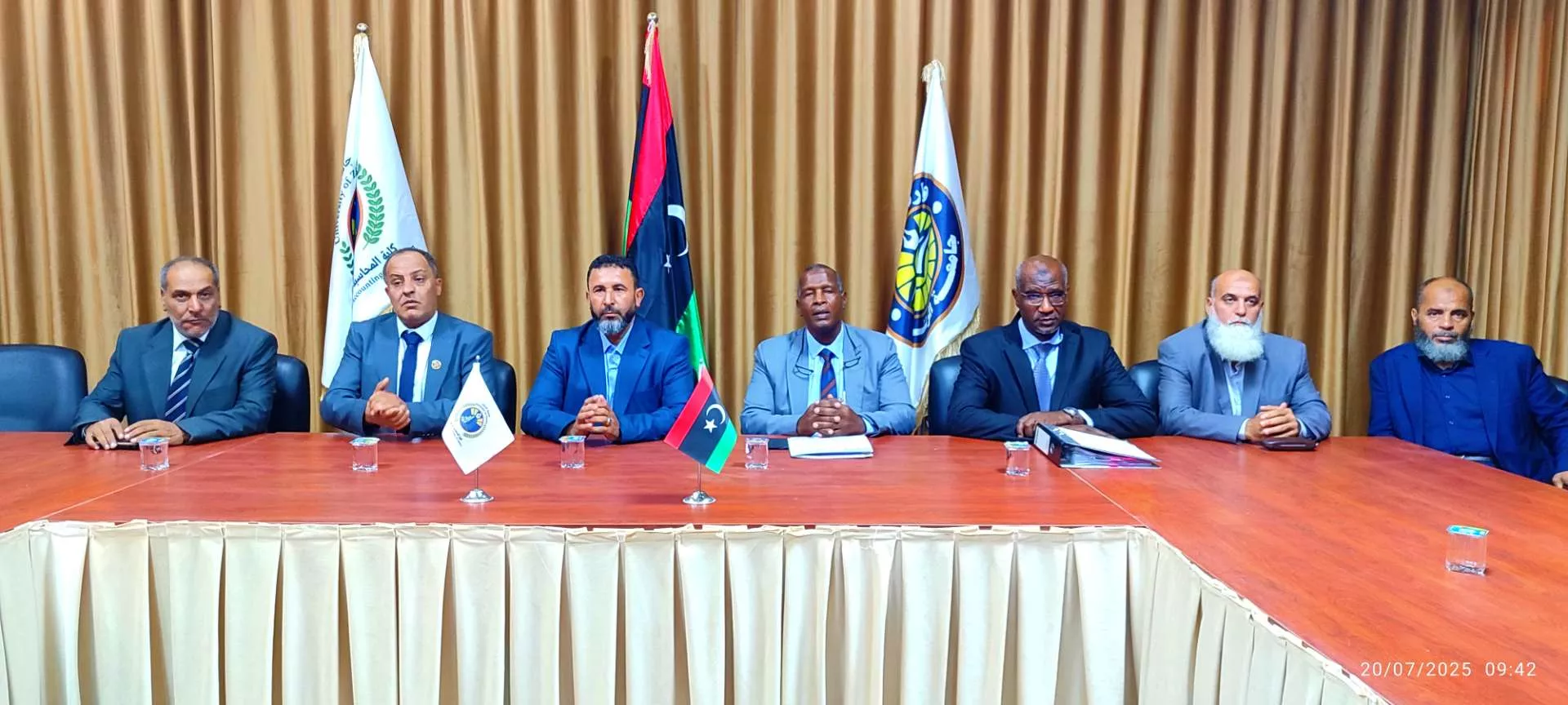 زيارة فريق التدقيق الفني لكلية المحاسبة – الرجبان بجامعة الزنتان تمهيدًا لمنح الترخيص لبرامج الماجستير