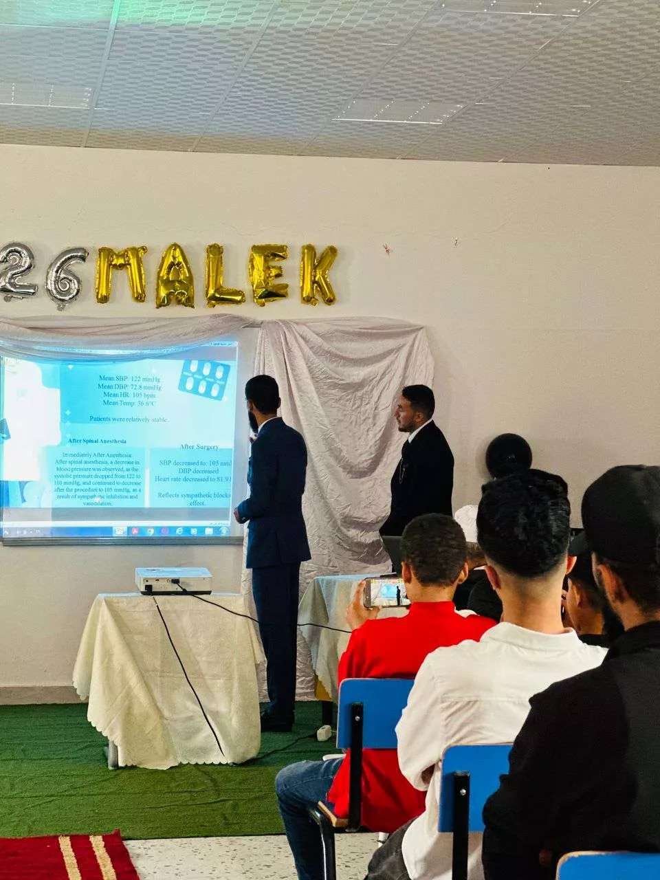 مناقشة مشاريع التخرج ببرنامج تقنيات التخدير والعناية الفائقة