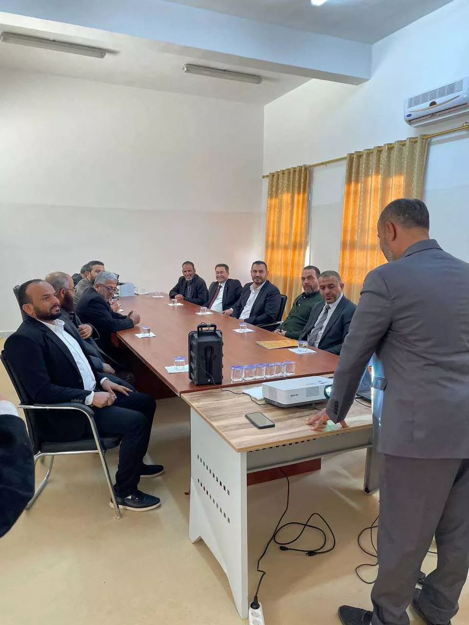 زيارة الفريق التأسيسي للجودة لكلية التقنية الطبية الرياينة