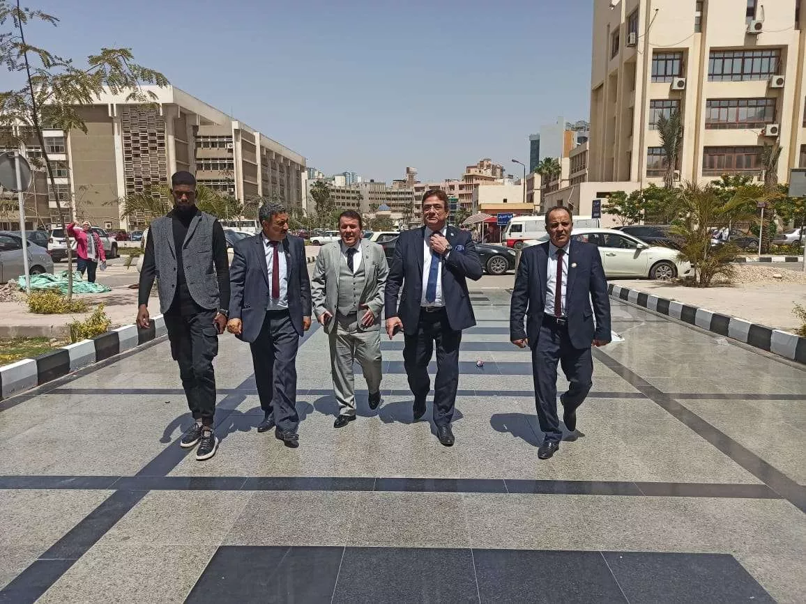 رئيس جامعة الزنتان في زيارة عمل لجامعة طنطا، جمهورية مصر العربية