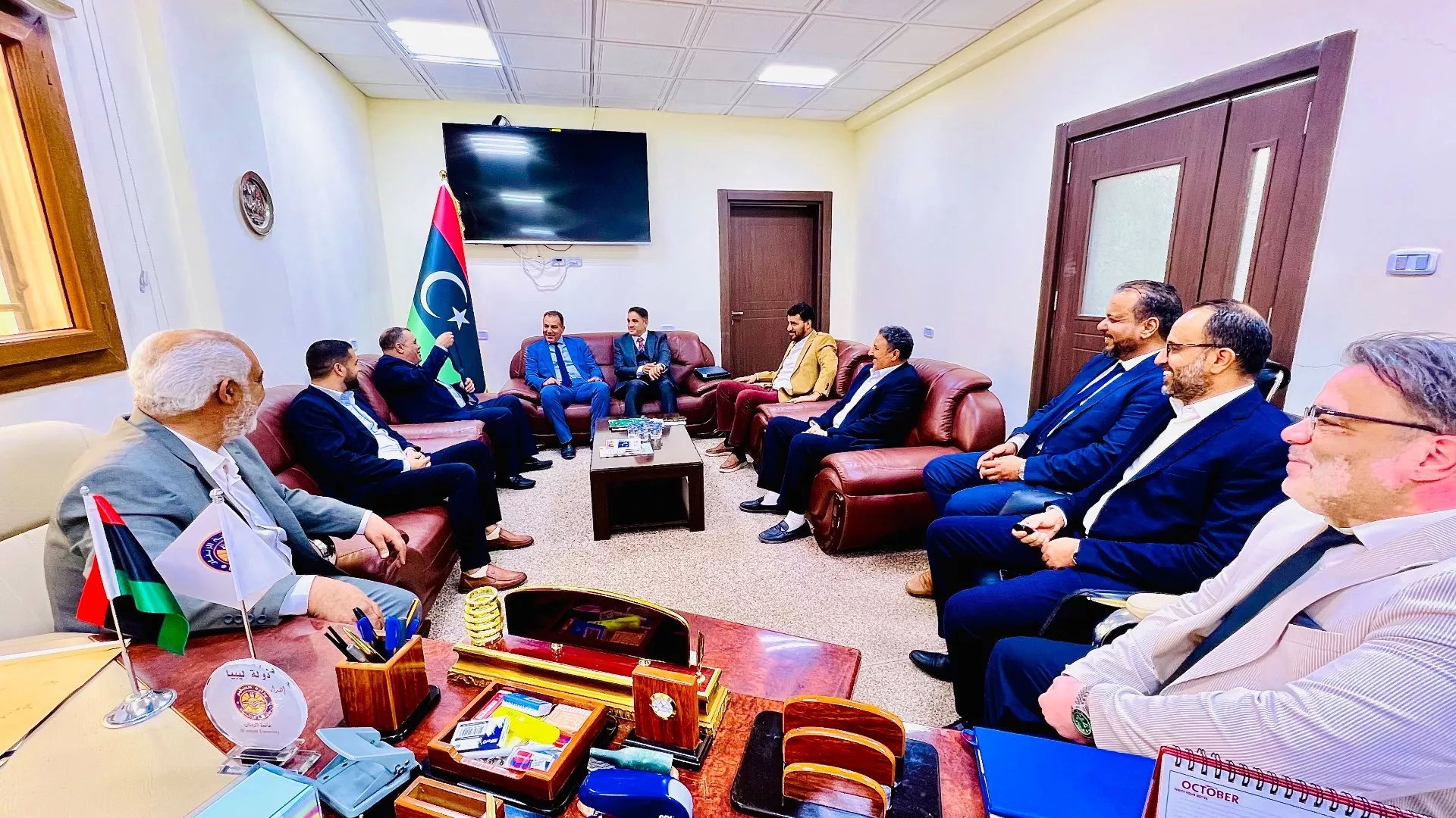 مذكرة تفاهم مشترك بين جامعة الزنتان والمؤسسة الوطنية للنفط وشركة شلمبرجير