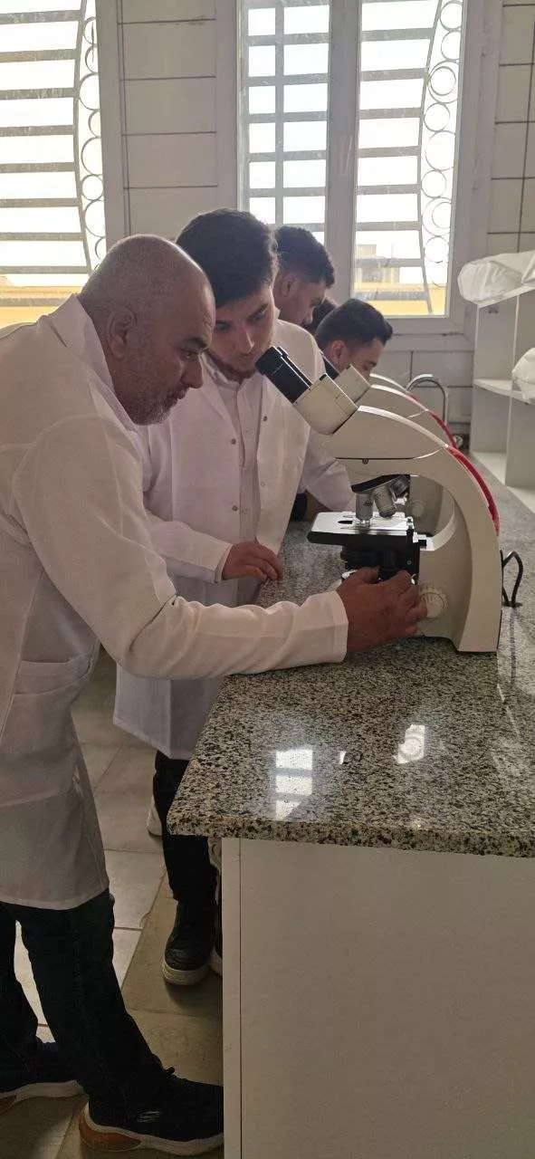 استمرار المحاضرات العملية لمادة علم الأنسجة بكلية الطب البشري